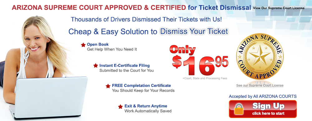 Arizona approved defensive driving online